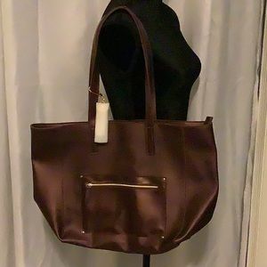 Burgundy Tote